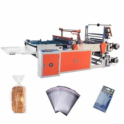 Máquina para fabricar bolsas con sellado lateral