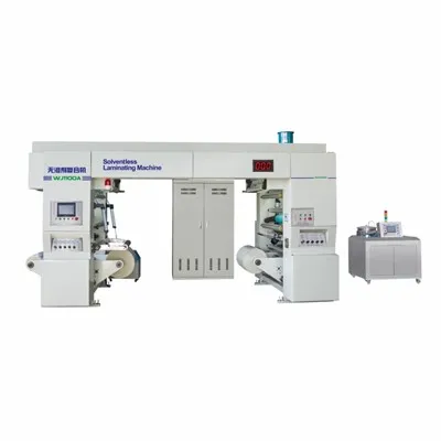 Máquina laminadora sin disolventes